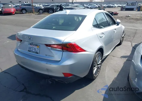 2017 Lexus Is 200T from USA, damaged, VIN JTHBA1D28H5060533